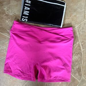 Women's Pink Athletic Shorts
